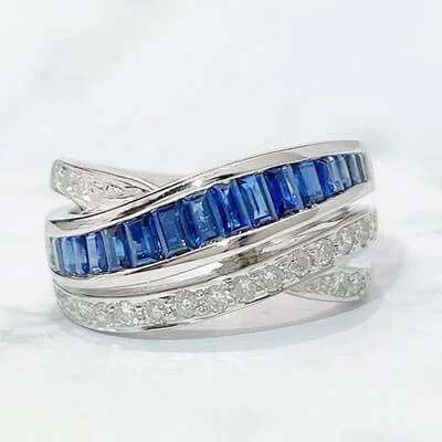 We bought Sapphire ring 1.18ct K18WG