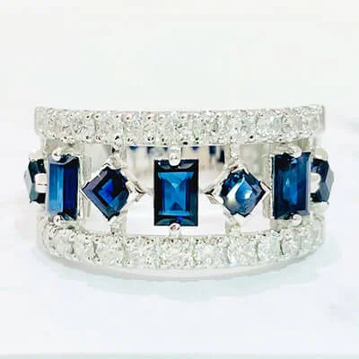 We bought Sapphire ring 1.68ct K18WG