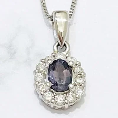 We bought Alexandrite Necklace 0.26ct Pt900