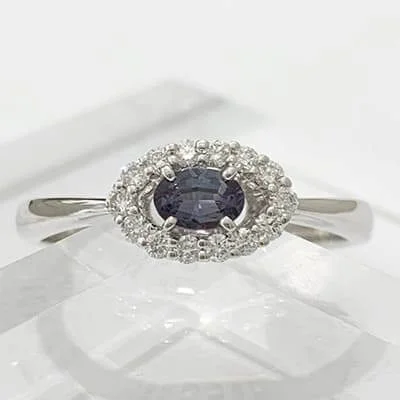 We bought Alexandrite Ring 0.27ct K18WG