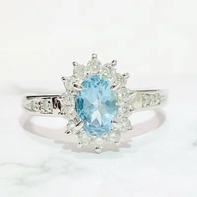 We bought Aquamarine Ring 0.63ct Pt900
