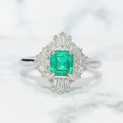 We bought Emerald Ring 0.58ct Pt900