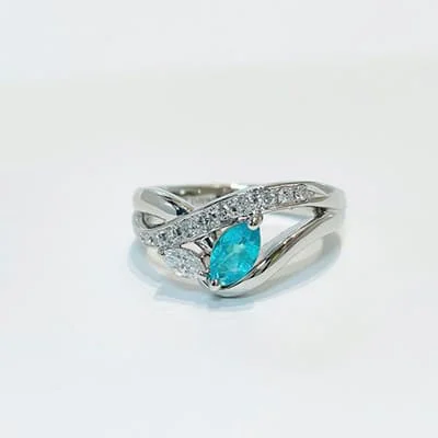 We bought Paraiba Tourmaline Ring 0.31ct Pt900