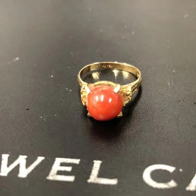 We bought Red Coral Ring K18YG