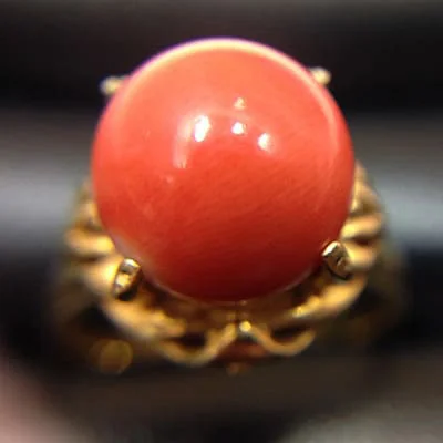 We bought Red Coral Ring K18YG
