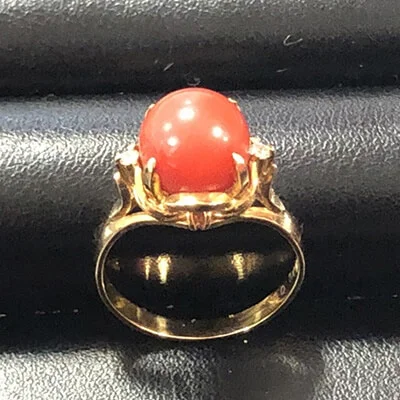 We bought Red Coral Ring K18YG