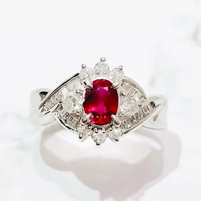 We bought Ruby Ring 0.60ct Pt900