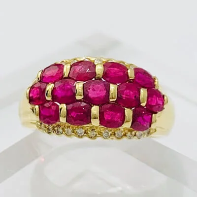 We bought Ruby Ring 2.24ct K18YG