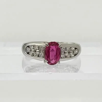 We bought Ruby Ring 0.82ct Pt900