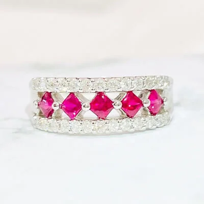 We bought Ruby Ring 0.53ct K18WG