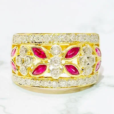 We bought Ruby Ring 0.72ct K18YG
