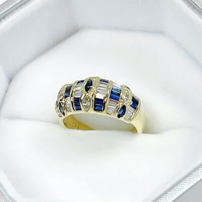 We bought Sapphire Ring 1.17ct K18YG