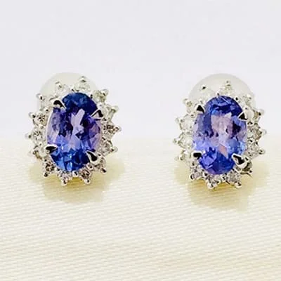 We bought Tanzanite Earrings 0.45ct/0.45ct K18WG