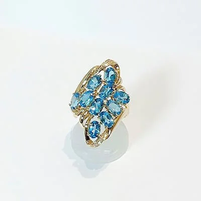 We bought Topaz Ring K18YG