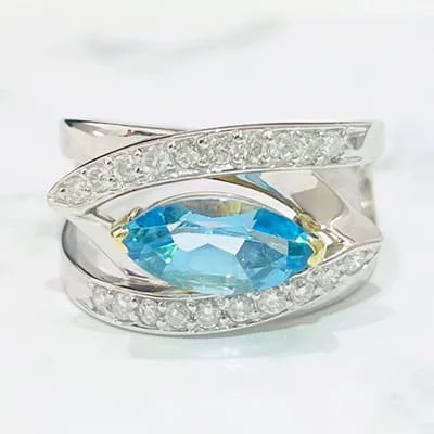 We bought Topaz Ring Pt900
