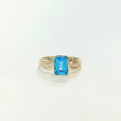 We bought Topaz Ring K10YG